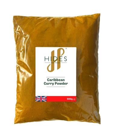 Hides Fine Foods - Caribbean Curry Powder 500g - GMO Free - Suitable for Vegetarians - Jamaican Cooking - Caribbean Cuisine - Curry - Takeaway - Fakeaway