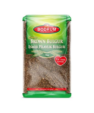 Brown Bulgur - Whole Grain bulgur- 1 kg - Esmer bulgur pilavlik