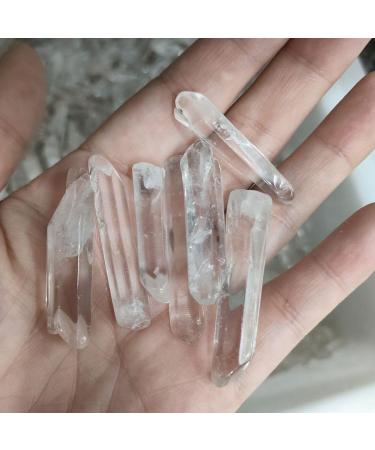 7pcs Natural Stone Crystal Specimen Clear Quartz Crystals Stones Health Stone Decoration Home Goods - Buy Online on SooperMarket.com