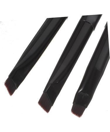 Healeved 12 Pcs Eyeliner Brush Eyebrow Brush Eyeliner Makeup Tool Cosmetic Brush Artificial Fiber Black - Buy Online on SooperMarket.com