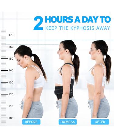 PAZAPO Posture Corrector for Men&Women - Back Brace Lumbar Support and Upright Breathable Straightener Improve Neck Back Shoulder Pain Relieve (Medium(29-33 Inches)) - Buy Online on SooperMarket.com