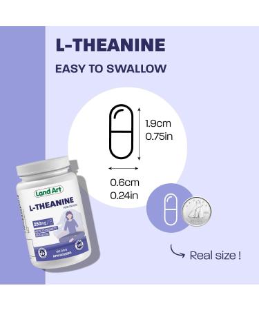 L-Theanine 250mg 180 Vcaps - BONUS SIZE - 180 Servings - HIGH POTENCY - Promotes Relaxation - Vegan - Made in Canada - Buy Online on SooperMarket.com