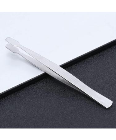 Mipcase Small Tweezers 2 Pcs Set - 11cm Insect Layering Tools - Silver Precision Tweezers for Craft & Detail Work - Buy Online on SooperMarket.com