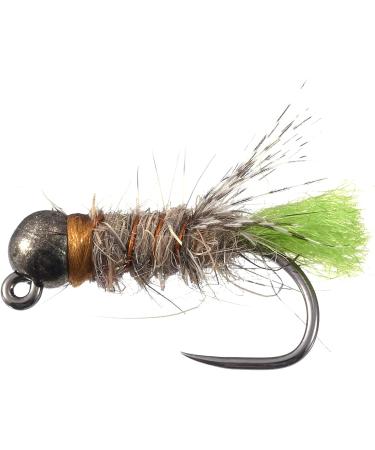 BASSDASH Trout Fly Fishing Flies 12pcs Assortment | Tenkara Wet Dry Nymphs Sakasa Kebari | Barbless Hooks for Trout Fishing - Buy Online on SooperMarket.com