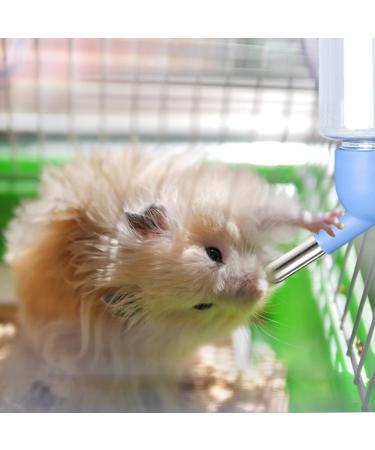 Bncxdc Hamster Water Bottle Rabbit Water Bottles 2PCS 250ML/8.45OZ Free Standing Small Animal Water Bottle No Drip Plastic Hanging Water Bottle Automatic Water Bottle Dispenser (Blue Gray) - Buy Online on SooperMarket.com