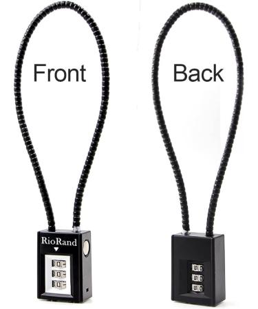 RioRand Trigger Lock 3 Digit Combination Gun Cable Lock 15 Inch - 3 Pack - Buy Online on SooperMarket.com