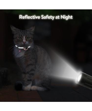 Reflective AirTag Cat Collar with Bell | Waterproof & Breakaway Safety Buckle | Pink - Buy Online on SooperMarket.com