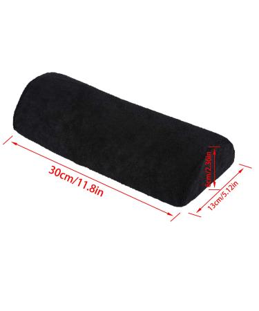 Soft Sponge Hand Cushion for Nail Art Salon - Detachable Washable Arm Rest Pad in Black - Buy Online on SooperMarket.com