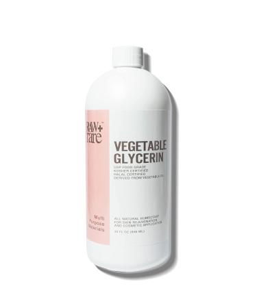 Vegetable Glycerin Quart - Natural Pure USP & Cosmetic Grade for Skin, Hair, Crafts, Soap Base Oil - Kosher Halal & Pharmaceutical - by Raw Plus Rare (32 Fl Oz) - Buy Online on SooperMarket.com