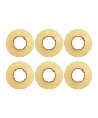 Torribaly 6 Pack transparent hockey band multi -purpose band roller socker socks sock roll sport equipment 2.4 cm x 28 m hockey sports gifts