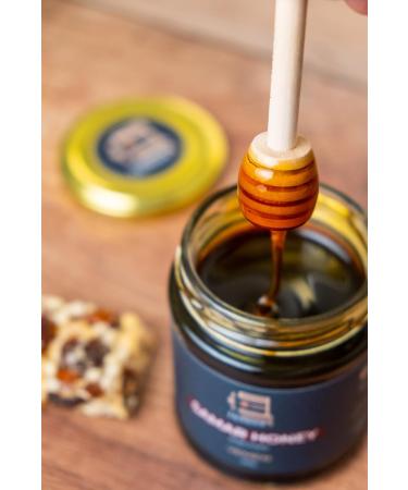Honoor Yemeni Samar Honey | Natural Unfiltered Unheated Pure Honey 200 Grams | Unpasteurised Raw Honey Luxury Honey in a Glass Jar (1) - Buy Online on SooperMarket.com