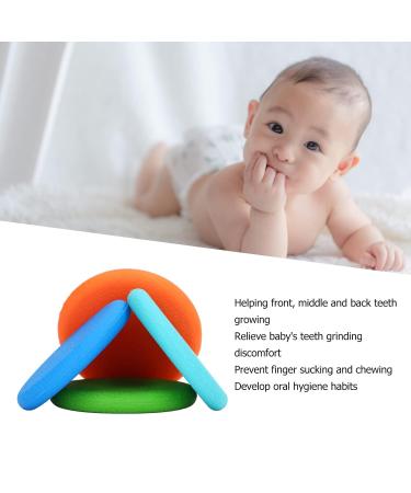 Teething Rings Set - 4 Sensory Gum Relief Toys for Babies | Best for International Shipping - Buy Online on SooperMarket.com