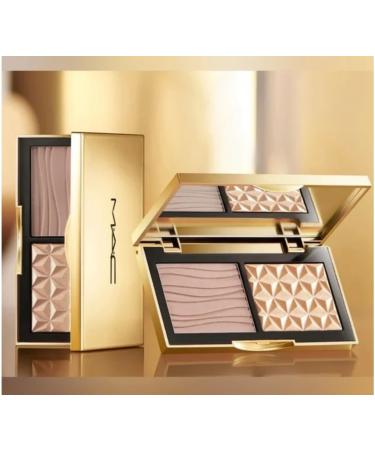 MAC M.A.C Sculpt & Glow Duo Highlight & Contour Palette (0.12 oz/3.5g) gold