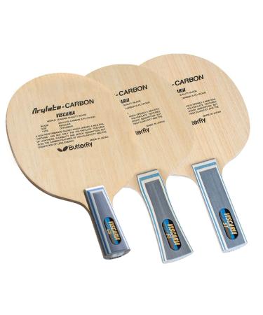 Butterfly Viscaria Table Tennis Blade - Butterfly ALC Blade - Professional Butterfly Table Tennis Blade - Available in FL, and ST handle styles - Made in Japan FL Handle