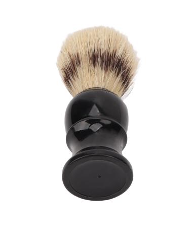 Jauarta Shaving Brush for Men - Portable Black Curved Handle Foaming Beard Cleaning Brush for Home Salon & Travel - Buy Online on SooperMarket.com
