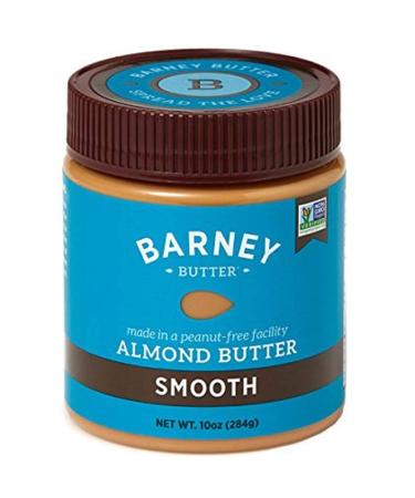BARNEY Almond Butter, Smooth, Paleo Friendly, KETO, Non-GMO, Skin-Free, 10 Ounce Smooth 10 Ounce (Pack of 1)