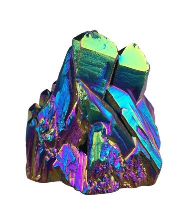 for Quality Natural Quartz Crystal Rainbow Cluster VUG Specimen Gemstones and Crystal Stone Mineral Specimen