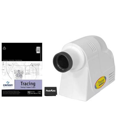 Artograph EZ Tracer Opaque Art Projector for Wall or Canvas Image Reproduction | Canson Tracing Paper 9X12 25 Lb 50 Sheets