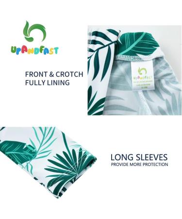 UPF 50+ Baby Boy Swimsuit Set with Sun Hat | 12-18 Months | Leaf Design - Buy Online on SooperMarket.com