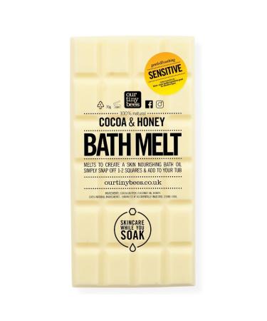 Bath Melt - Bath Oil 24 uses Sensitive Bath Melt (Unscented - Perfect for Sensitive Skin inc Eczema Babies 100% Natural) - Our Tiny Bees Skincare