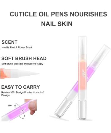 Anself Cuticle Oil Pens 15pcs Mix Flavors Nail Revitalize Oil Pen Set for Repairing Cracked and the Dry Cuticle(Random Color&Flavor) 5 g (Pack of 15) - Buy Online on SooperMarket.com