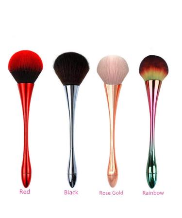 Professional Foundation Powder Brush - Metal Handle Synthetic Bristles for Blending Makeup & Concealers | 1pc Beauty Tool - International Shipping - Buy Online on SooperMarket.com