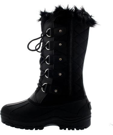 POLAR Women's Waterproof Tactical Snow Knee Boots - Size 7, Black - Buy Online on SooperMarket.com