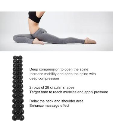 Pilates Back Stretcher Relax Device Massager Black Flexible for Caterpillar Muscle Back Braces - Buy Online on SooperMarket.com