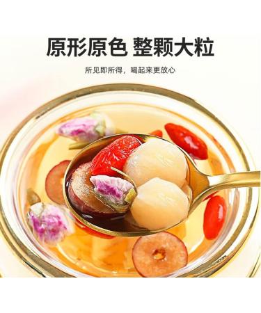 Longan Red Date Rose Goji Flower Tea Combination 8.8 oz/250g (50 small bags) Flower tea fruit tea ladies' tea beverage Flower and fruit tea cold and hot tea bag  - Buy Online on SooperMarket.com