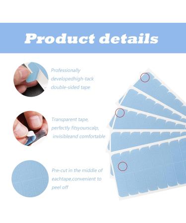 288 Pcs Hair Extension Tapes Hair Tapes for Extensions 12 Pieces Double Sided Extension Tape Replacement for Hair Extensions (4x10cm Blue) - Buy Online on SooperMarket.com
