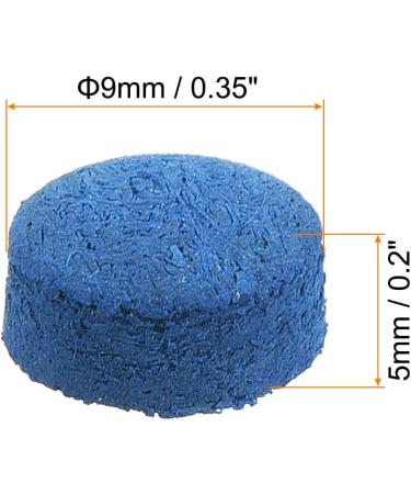 Patikil Blue Pool Cue Tips 12mm - Pool Billiard & Snooker Stick Replacement Tips - Buy Online on SooperMarket.com