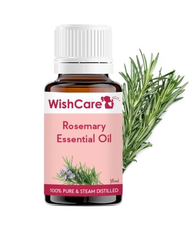 WishCare Rosemary Essential Oil 15 ML - 100% Pure Undiluted & Natural