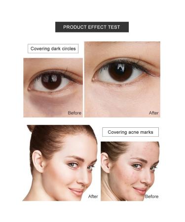 2 Pcs Non-Greasy Concealer Stick Cream Contour Makeup Pencil - Long Lasting & Waterproof Matte Finish - Lightweight & Blendable - Brightens and Shades - Suitable for All Skin Types - Buy Online on SooperMarket.com