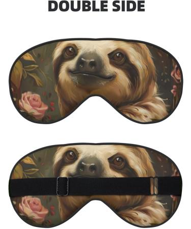 SSIMOO Cute Sloth Soft Sleep Eye Mask - Breathable Eye Patch for Women | Perfect Travel Accessory & Relaxation Gift - Buy Online on SooperMarket.com