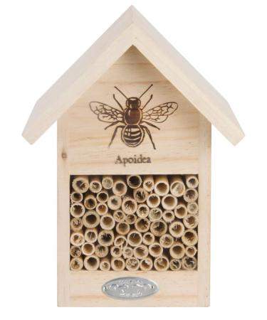 Esschert Design WA38 Bee House with Line Drawing