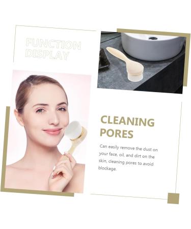 HAPINARY Face Brush Deep Cleaning Facial Brush Home Facial Brush Facial Cleaning Brush Face Cleaning Brush Manual Facial Brush Cleansing Facial Brush Face Cleansing Tool Face Washing Brush - Buy Online on SooperMarket.com