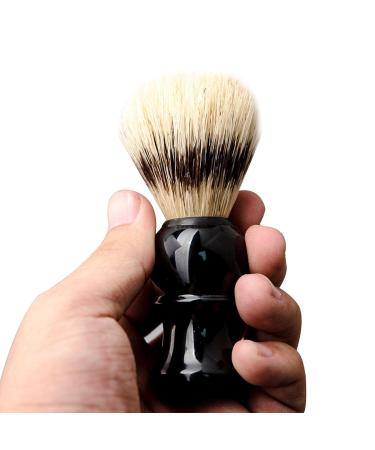 Magidaal Synthetic Hair Shaving Brush - Black PP Handle 3.7 Inch Hairdressing Accessory for Wet Shaving - Buy Online on SooperMarket.com