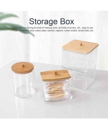 Shop Aunma's Durable Cotton Swab Storage Case - Stylish Box for Jewelry & Makeup Tools | International Shipping Available - Buy Online on SooperMarket.com