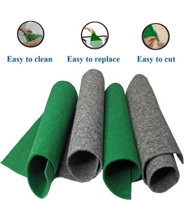 PINVNBY Reptile Carpet Lizards Bedding Pet Cage Mat Supplies Geckos Terrarium Substrate Liner for Chamelon Bearded Dragon Turtles Iguana Snakes 2PCS (green) - Buy Online on SooperMarket.com