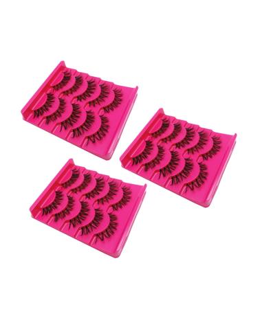 Healeved 15 Pairs Fake Eyelashes Thick Volume Eyelash Fake Natural Lash Reusable Lashes Fake Lash Makeup Eyelash Fluffy Eyelash False Lash Makeup Lash Dense Eyelash False Eyelashes