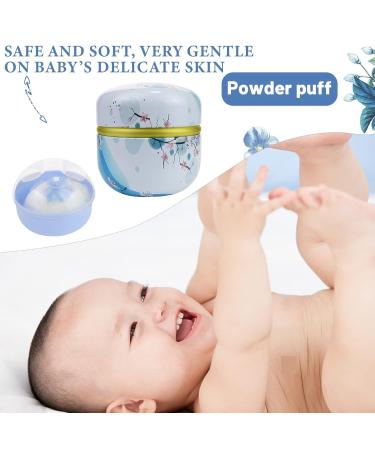 GZkedu 2 Pack Baby Powder Compact | Travel-Friendly Powder Case with Puff for Baby & Mom - Buy Online on SooperMarket.com