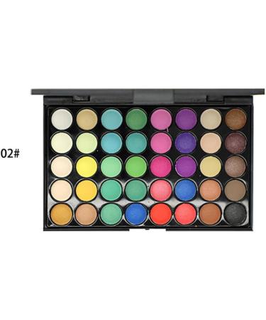 Angoily 3pcs 40 Pearly Colors Makeup Lustre for Eyeshadow Smoky Shadow Cosmetic Eye Ladies Matte Girls - Buy Online on SooperMarket.com