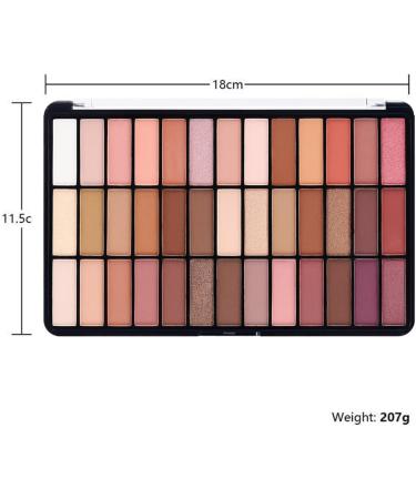 Joyeee Eyeshadow Palette 39colors Glitter Shimmer Cream Eyeshadow Nude Matte Eye Shadow Make Up Palette Long Lasting Waterproof Smudge Proof High Pigmented Eyeshadow Cosmetic Gift for Girl Women #1 - Buy Online on SooperMarket.com