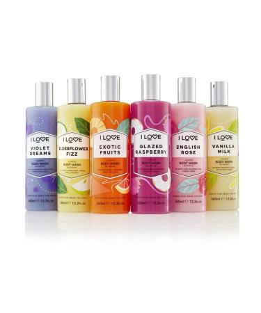 I Love Vanilla Milk Scented Body Wash - Moisturizing & Foaming Bubble Bath - 12.7 oz Vanilla & Amber Fragrance for Luxurious Cleansing - Buy Online on SooperMarket.com