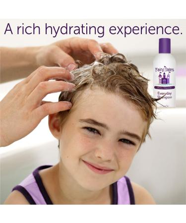 Fairy Tales Daily Cleanse Kids Shampoo + Conditioner Set - Gentle Natural Defining Formula | Tangle-Free, Moisturizing, Paraben-Free - 12 oz Each - Buy Online on SooperMarket.com