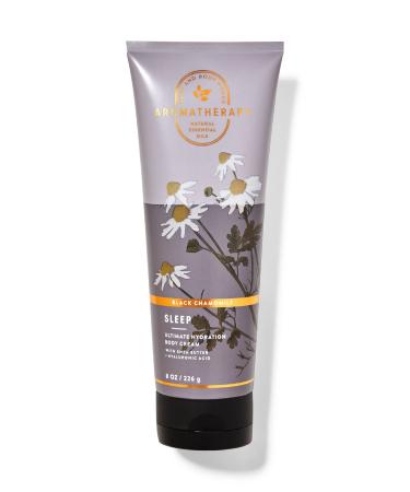 Bath and Body Works Aromatherapy SLEEP - BLACK CHAMOMILE Body Cream with Natural Essential Oils 8 Ounce