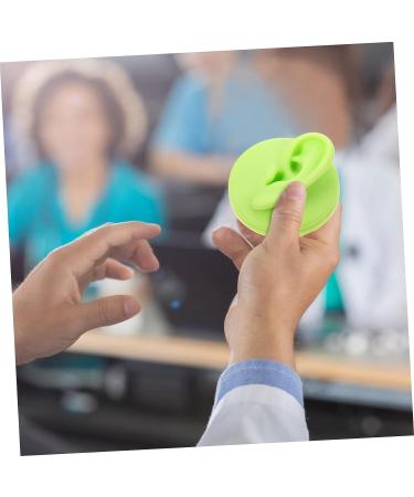 Healeved 2pcs Colored Earring Molds Teaching Aid - Green 3D Human Ear Model - Buy Online on SooperMarket.com