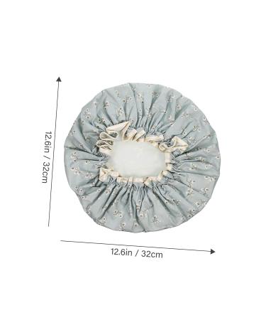 3-Piece FRCOLOR Double-Layer Satin Shower Cap Set for Women - Water-Proof, Breathable & Stylish Hair Protection - Buy Online on SooperMarket.com