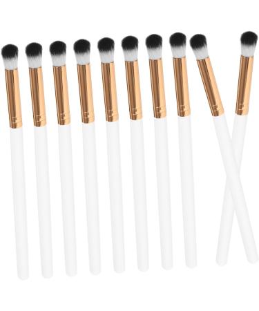 Baluue 50 Pcs Makeup Brush Eyeshadow Brush for Women Contouring Brush Eye Makeup Kit Wooden Handle White 17.50X1.00X1.00CMx5pcs Whitex5pcs - Buy Online on SooperMarket.com