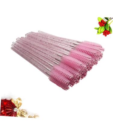CIMAXIC 100pcs eyelash mascara lash applicator eyelash makeup brush eyebrow comb Cosmetic bag spiral Miss Size 1 Pink - Buy Online on SooperMarket.com